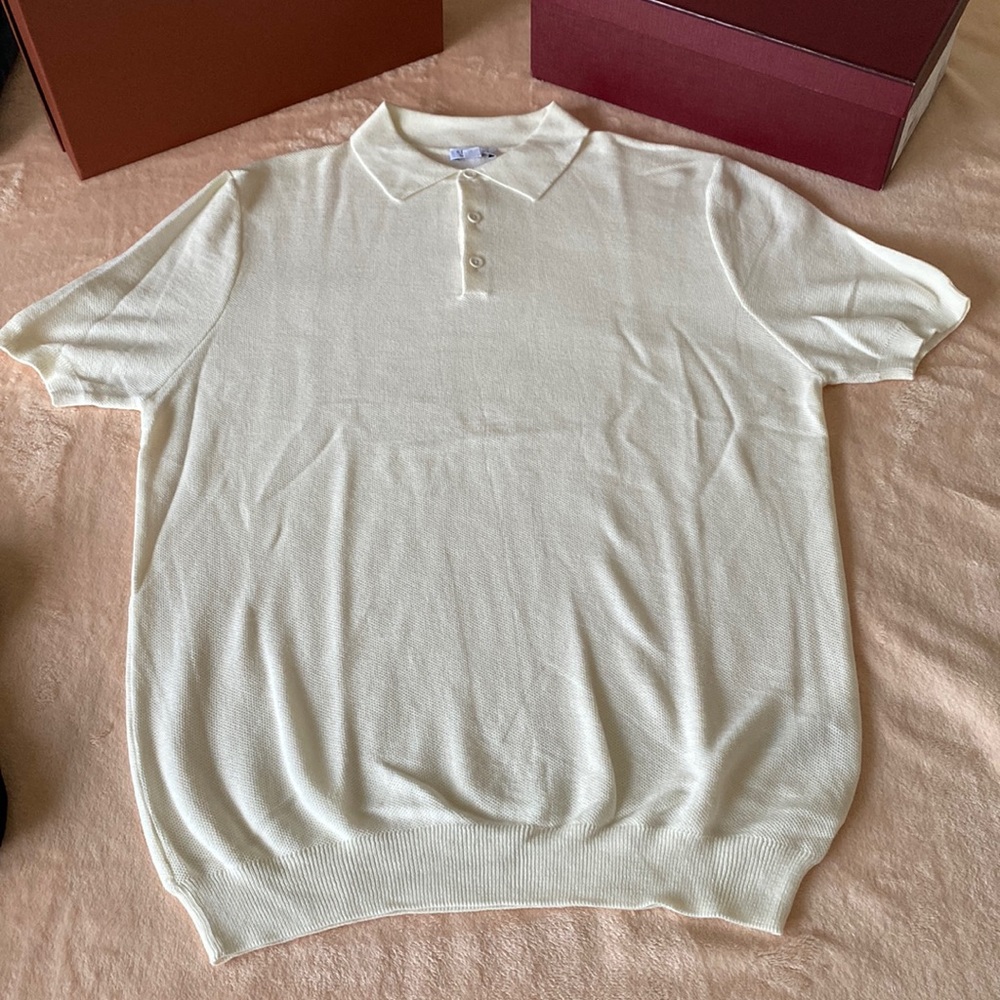 Sunspel - Soft knit polo